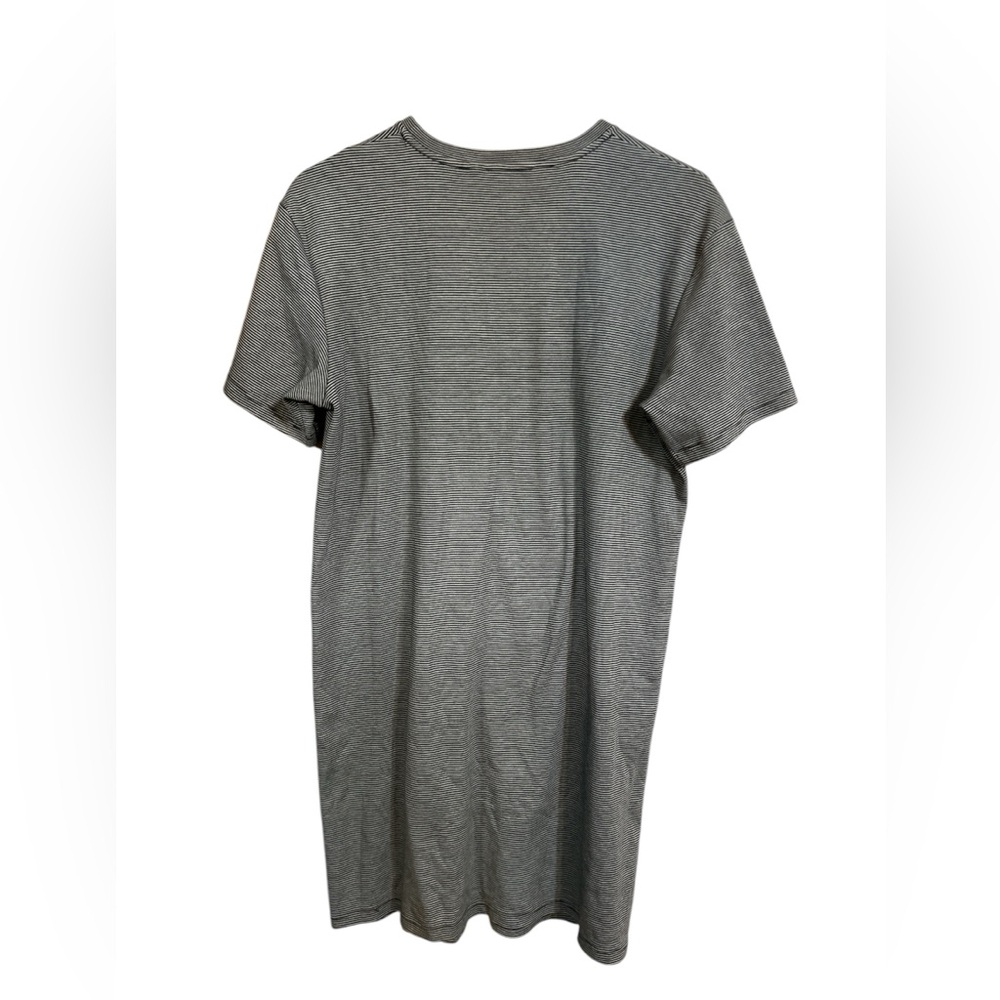 Theory Womens Perfect T-Shirt Dress in Striped Cotton Jersey Size P Small - Picture 5 of 5